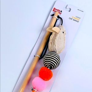 Boots & Barkley Chase Wand Cat Toy Kitty Kitten Play Catnip